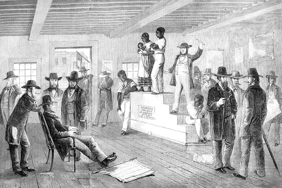 Slave Auction illustration